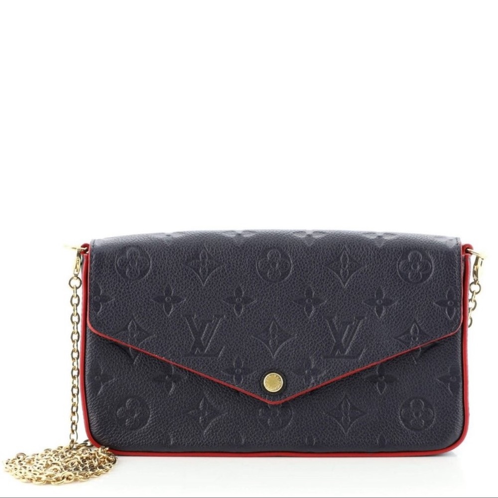 Authentic Louis Vuitton Felicie Pochette. Crossbody. NWOT. Excellent Condition.